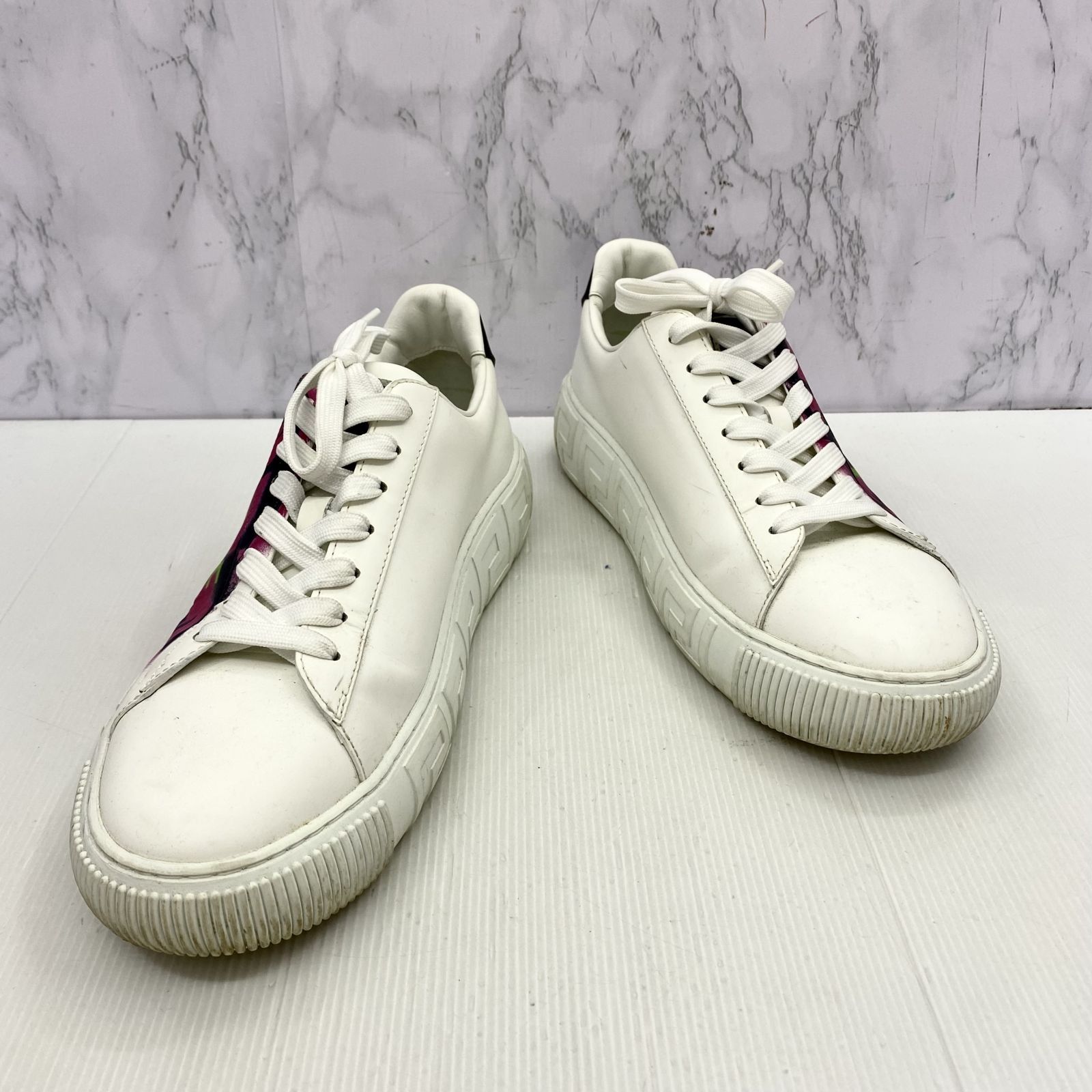 VERSACE GRAPHIC PRINT SNEAKERS 237019942 WE Luxury Sneakers Footwear on Carousell