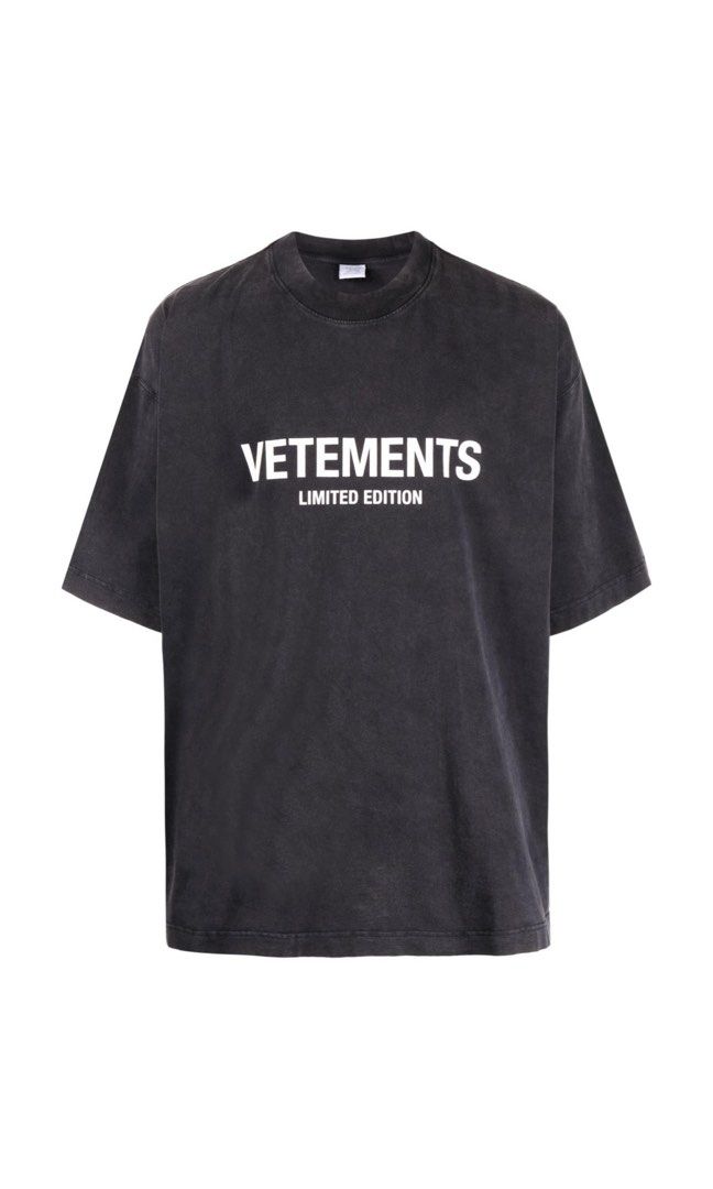 Vetements t shirt logo sale