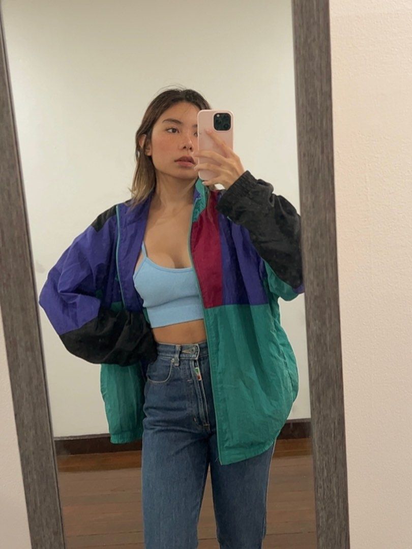 Vintage Authentic Frespo Windbreaker Women s Fashion Coats