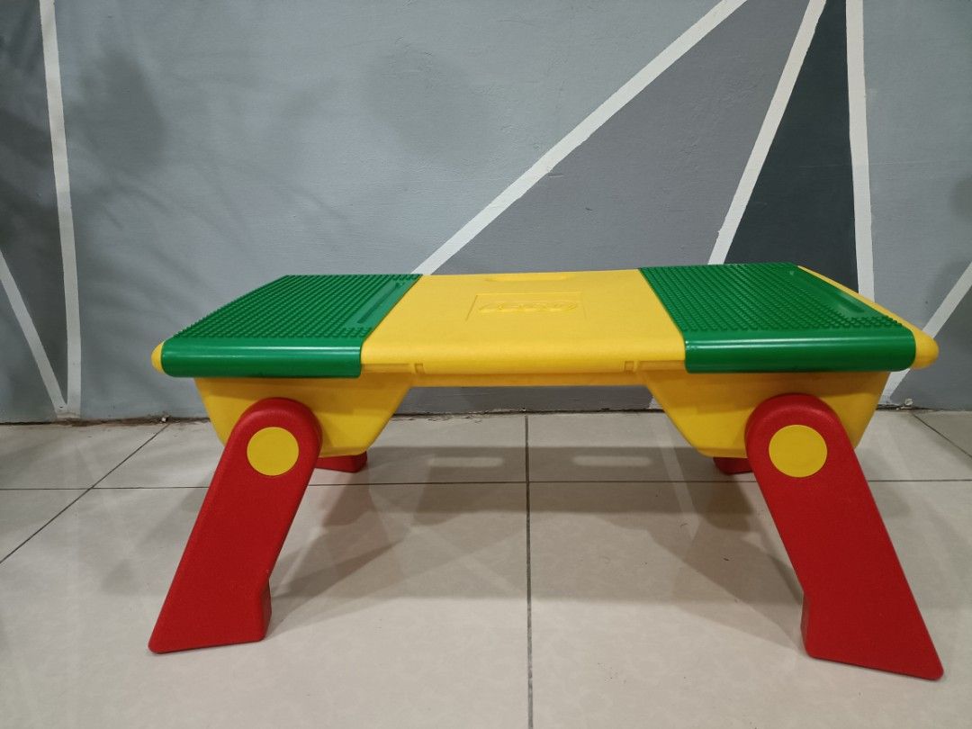 Lego lap store table with storage