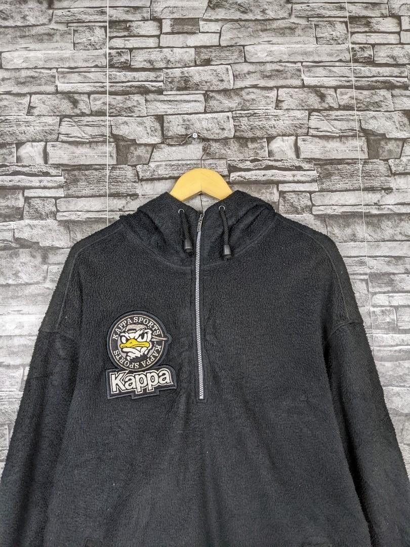 Vintage Rare Kappa Sports Ostrich Pullover Jacket Half Zipper Baju