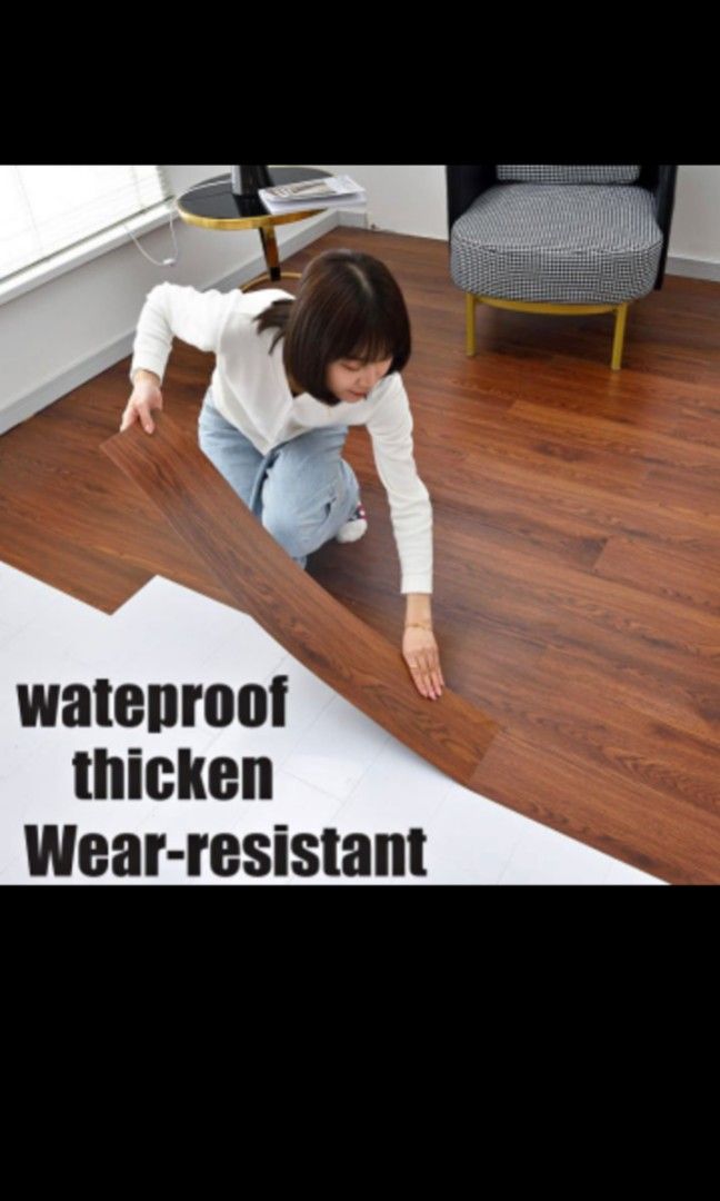 Vinyl planks, Furniture & Home Living, Home Decor, Carpets, Mats