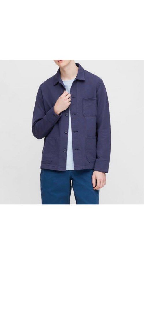 Washed jersey work jacket discount