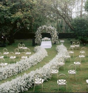 Wedding ceremony setup garden theme pakej perkahwinan pelamin