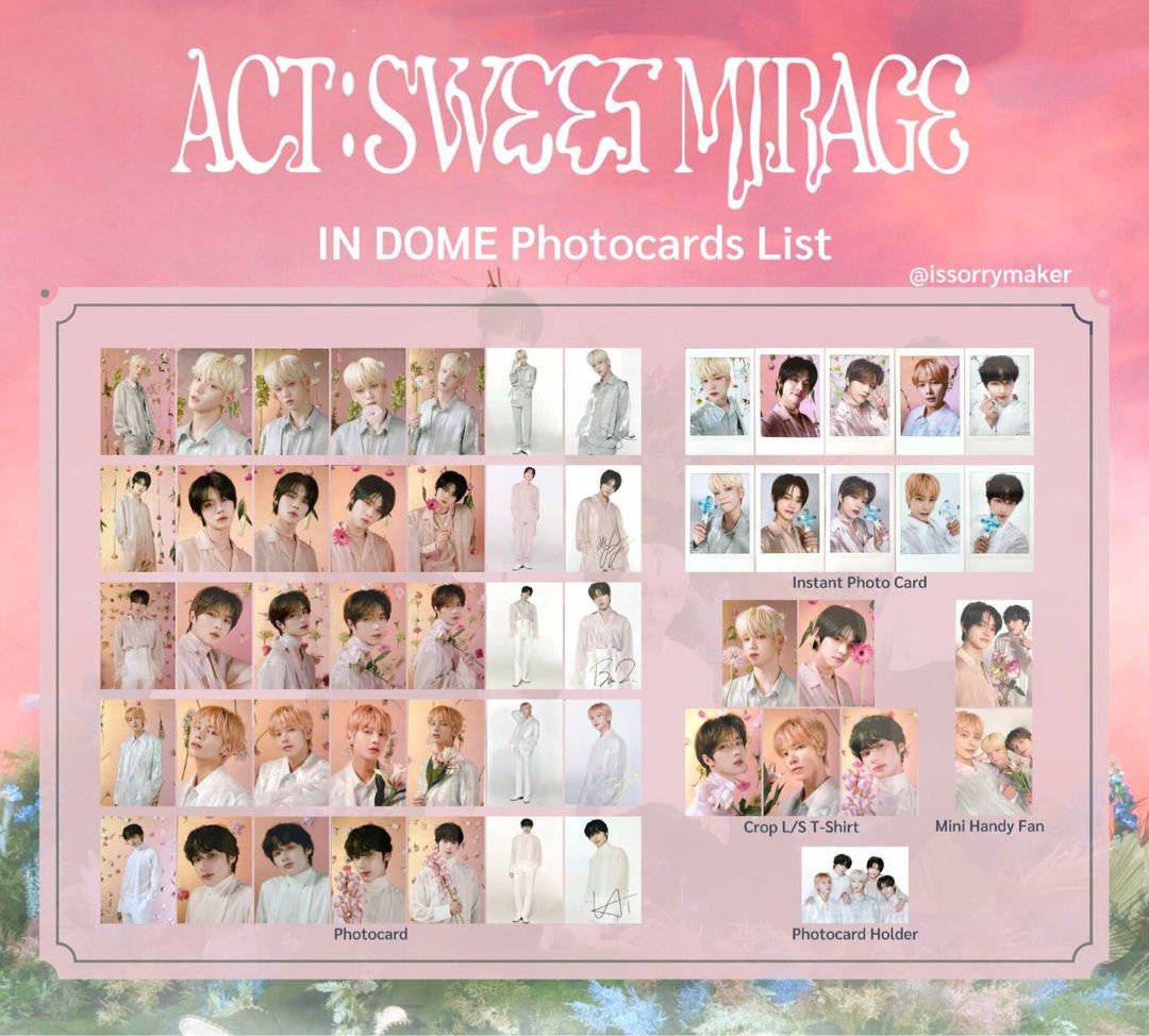 TXT ACT:SWEET MIRAGE DOME ミニフォト テヒョン TOMORROW X TOGETHER ACT: SWEET MIRAGE IN JAPAN DOME MINI