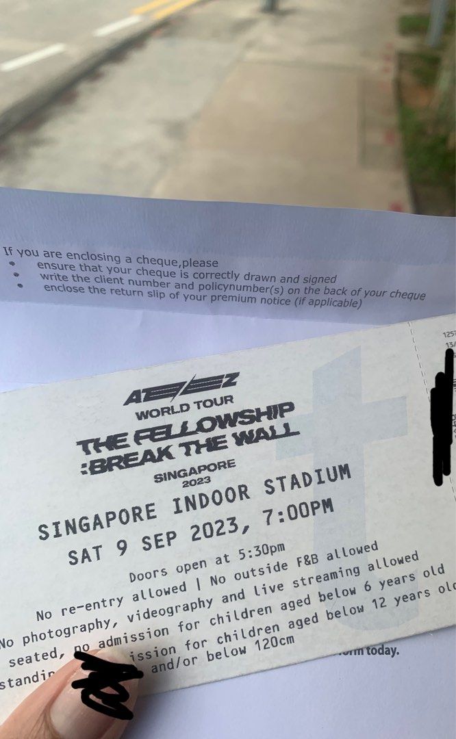 WTS Ateez ticket 2023 Cat1, Hobbies & Toys, Memorabilia & Collectibles