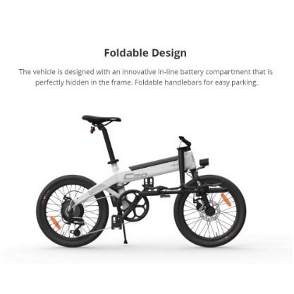 Xiaomi Himo C20 Electric Moped Bicycle More than 80KM Mileage