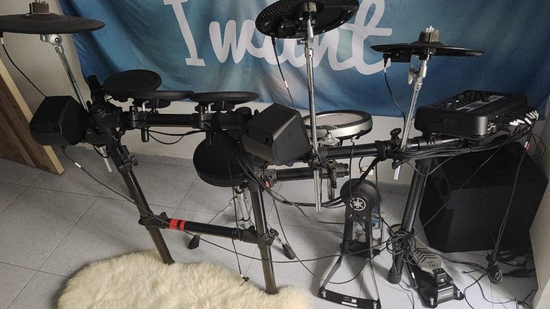 Yamaha DTX6KX Electronic Drum Kit, Hobbies & Toys, Music & Media