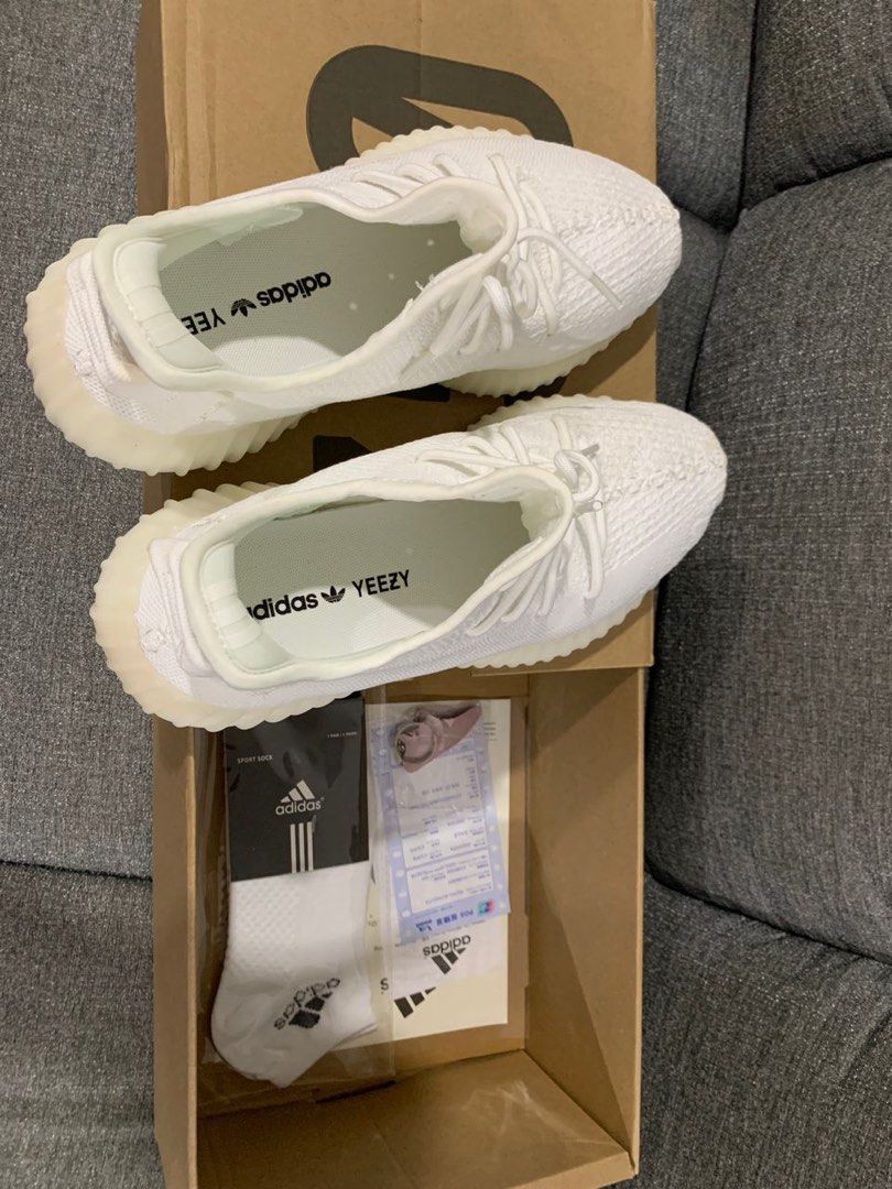 Yeezy 350 pure white sale