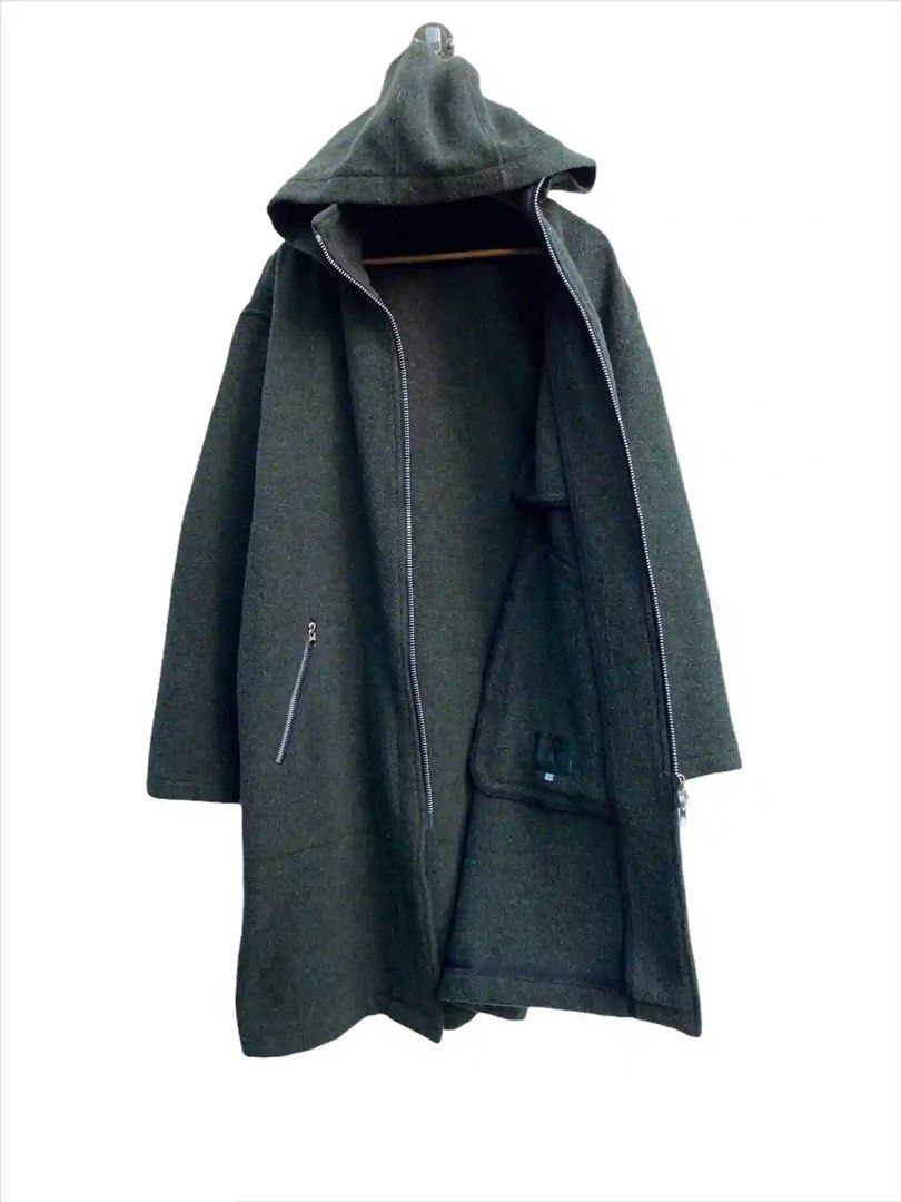 Yohji yamamoto wool coat clearance