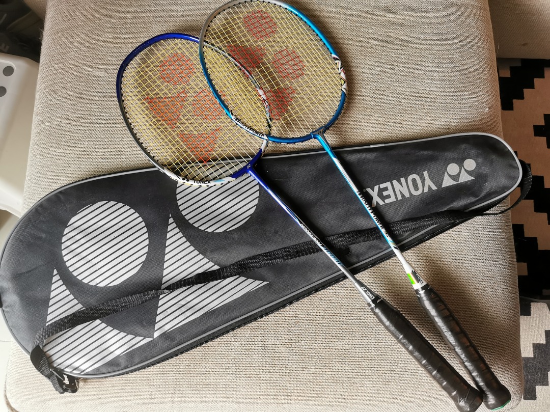 YONEX Muscle Power 2 Badminton Racket MP2 and Bag, Sports Equipment, Sports and Games, Racket and Ball Sports on Carousell