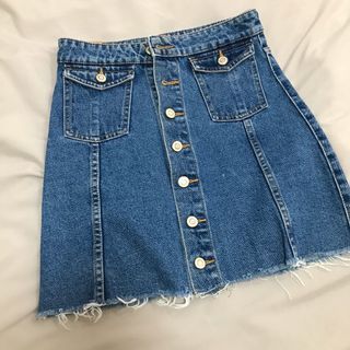 Zara牛仔短裙