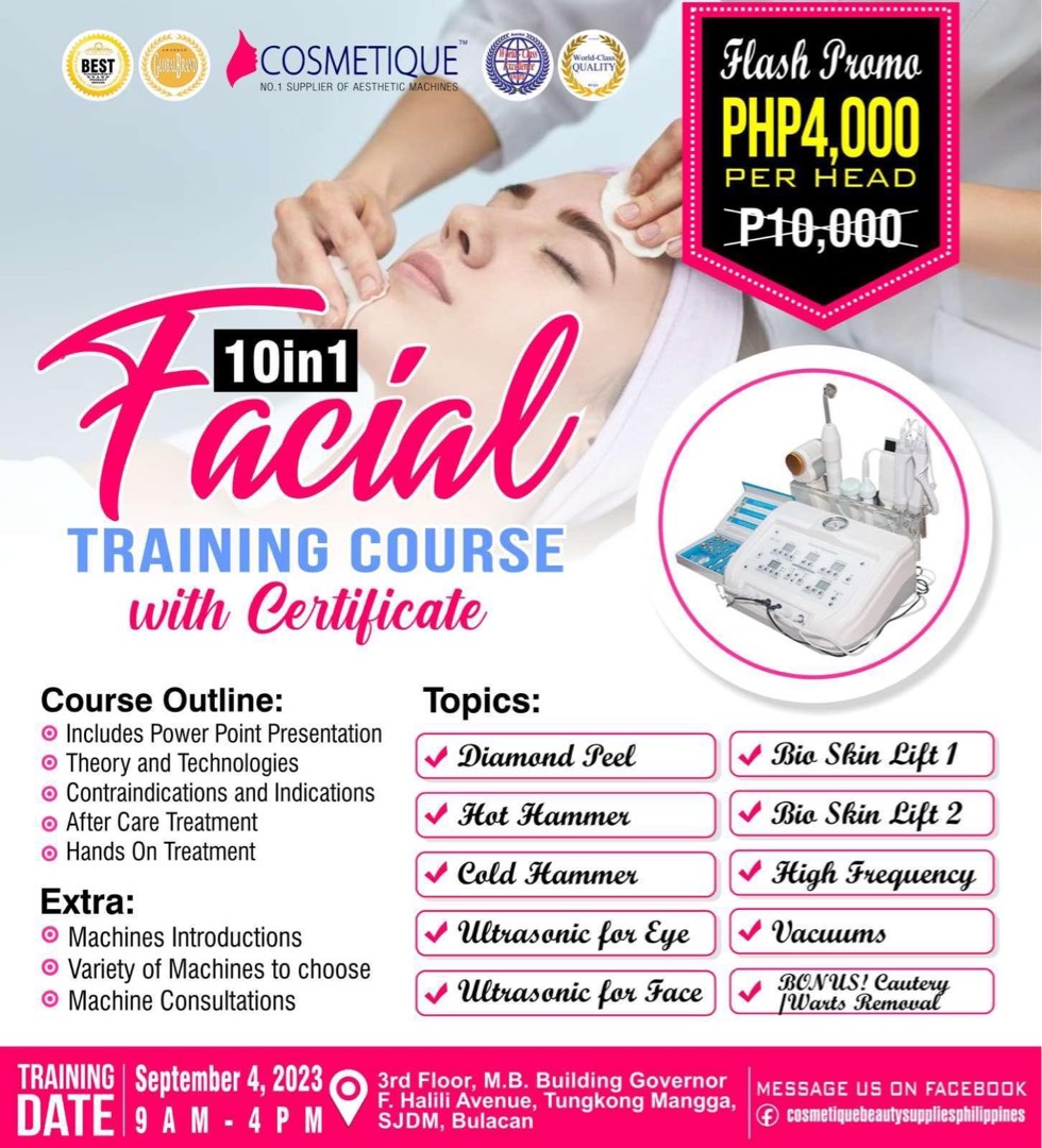 10 in 1Training Course With Certificates Beauty Personal