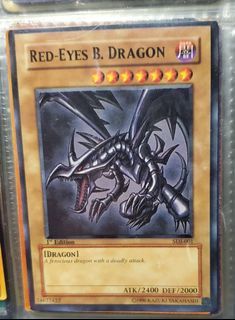 1st Edition Red Eyes Black Dragon