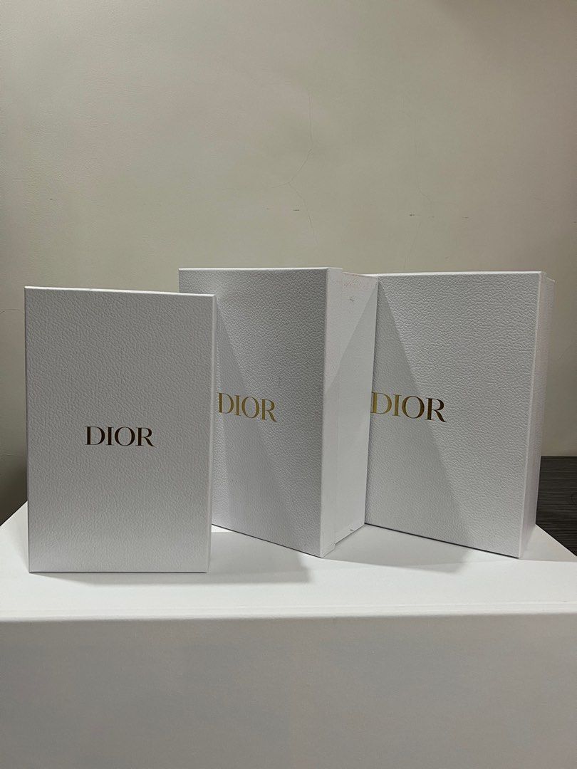 Dior shoe boxes (Paris) (Category: Sneakers & Footwear) located in Angeles City. Submitted by parisianboxes (Listing ID 1246472649, Image 2). Description: 30x19x11 cm (1200Php) 32x22x11 cm (1500Php) 32x28x11 cm (1800Php) All original! .
