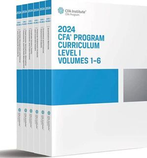 2024 CFA Schweser Notes Program Curriculum Level 1 Level 2 Level 3