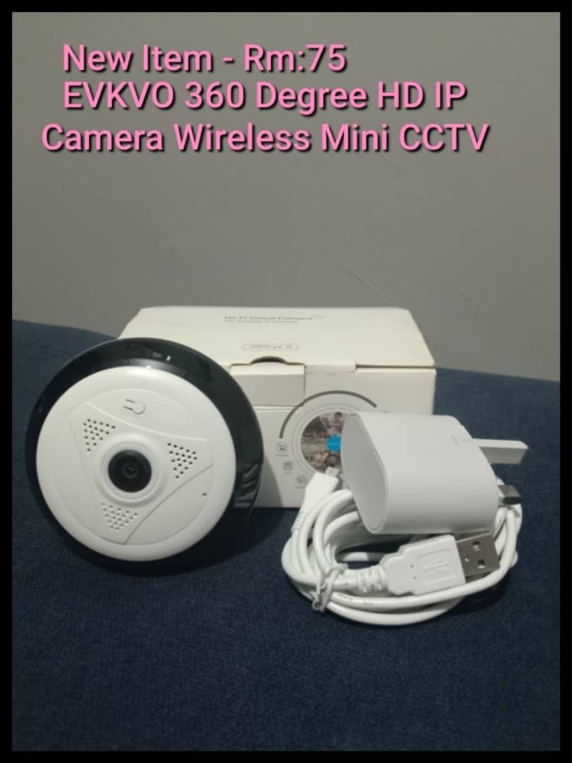 360 Degree Mini CCTV Camera Wireless, Photography, Video Cameras on