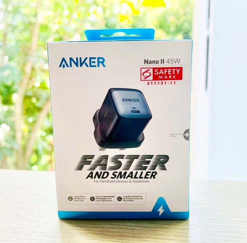 Anker Nano II 45W PPS USB-C Fast Wall Charger with GaN for Samsung