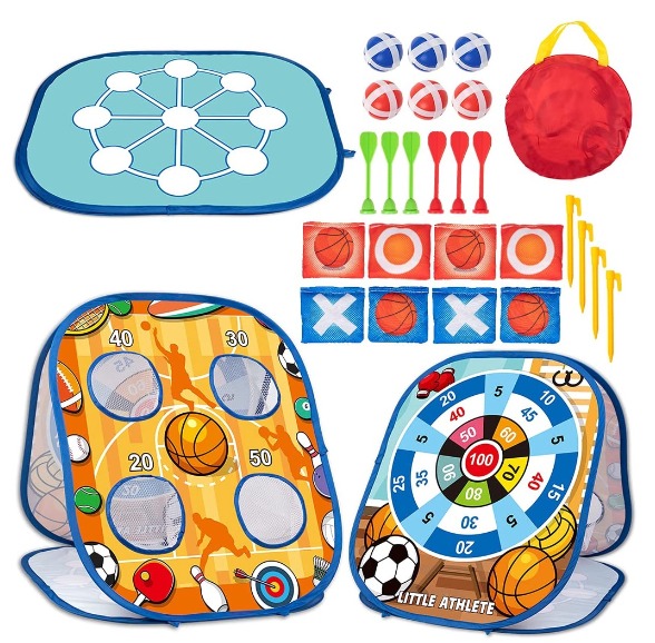 5 in 1 Bean Bag Toss Game Set for Outdoor Fun main image 0