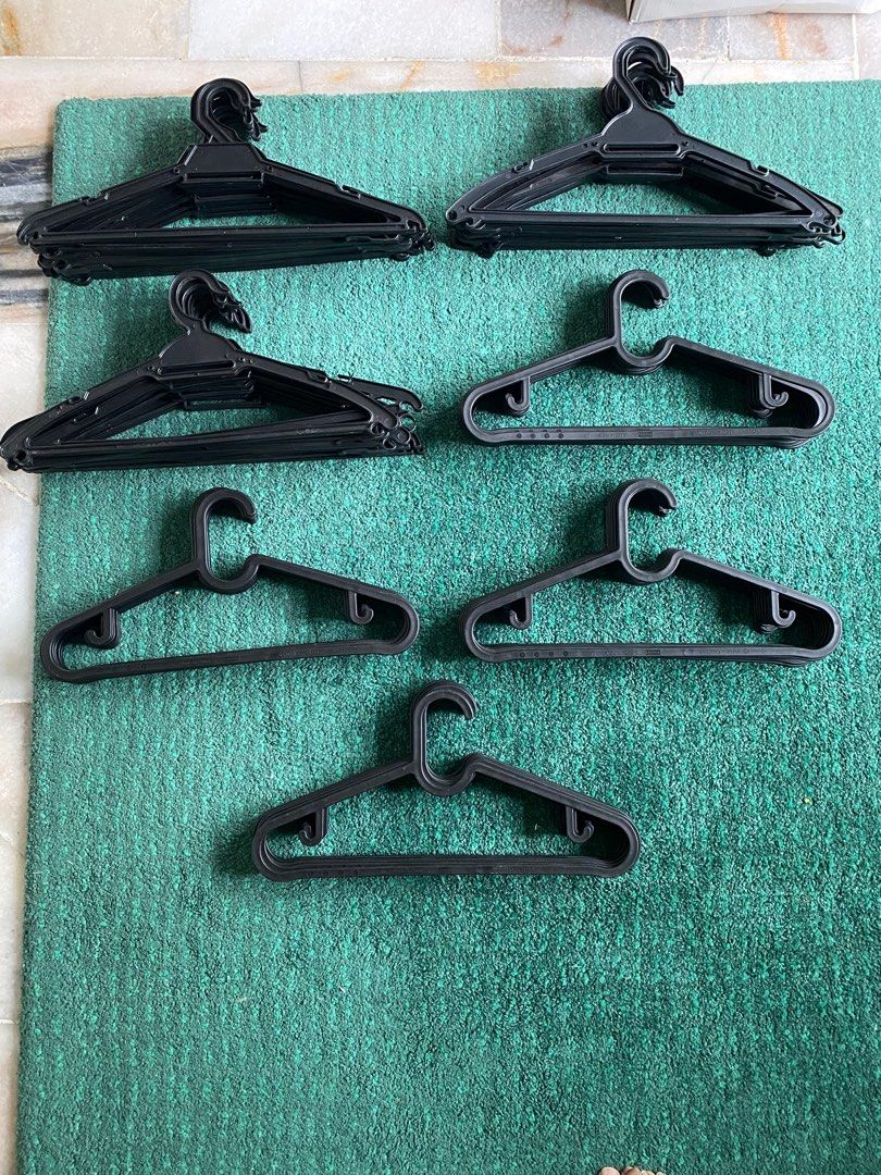 70 Black Hangers, Furniture & Home Living, Home Improvement