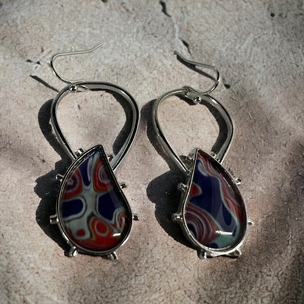 Real silver dangle earrings sale