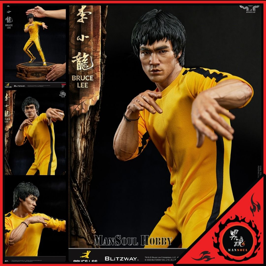 日版質保] 李小龍死亡遊戲雕像50週年紀念BLITZWAY JAPAN Bruce Lee