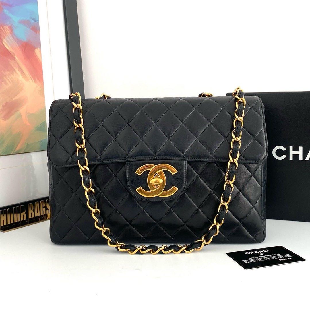 Chanel classic flap long wallet in GHW, Luxury, Bags & Wallets on