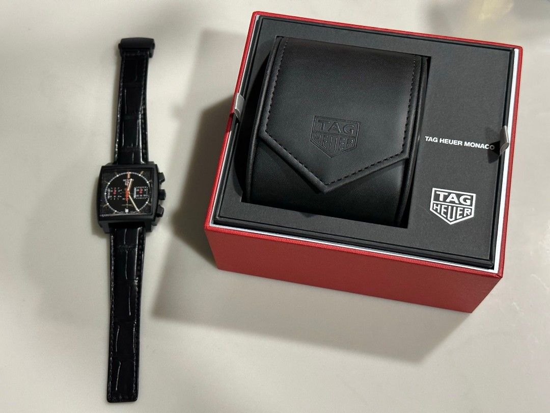 Black Friday Sale Tag Heuer Monaco dark lord watch special edition