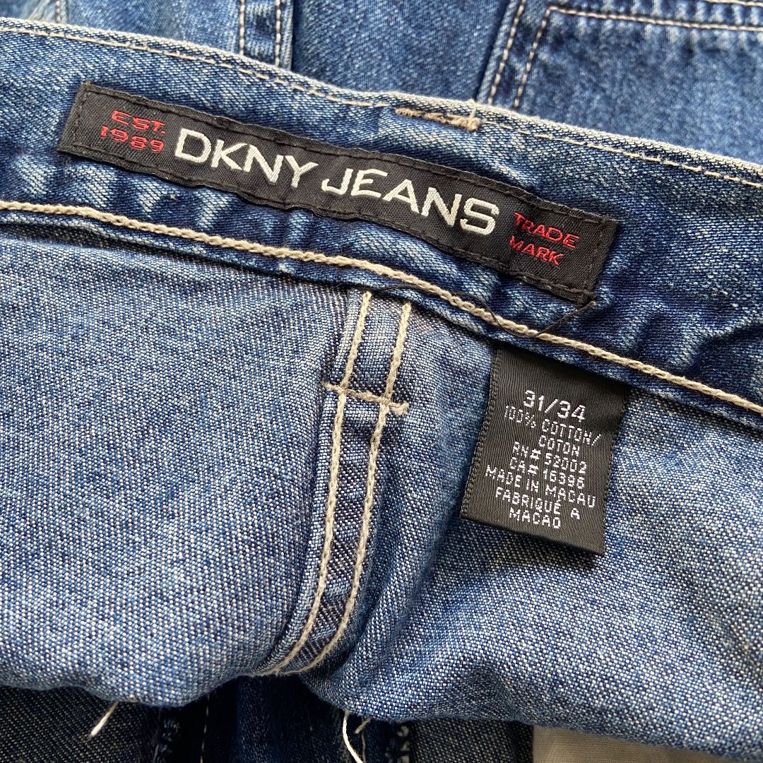 美版🇺🇸 DKNY W31 W32 古著工裝褲Carpenter knee Work Denim Jeans