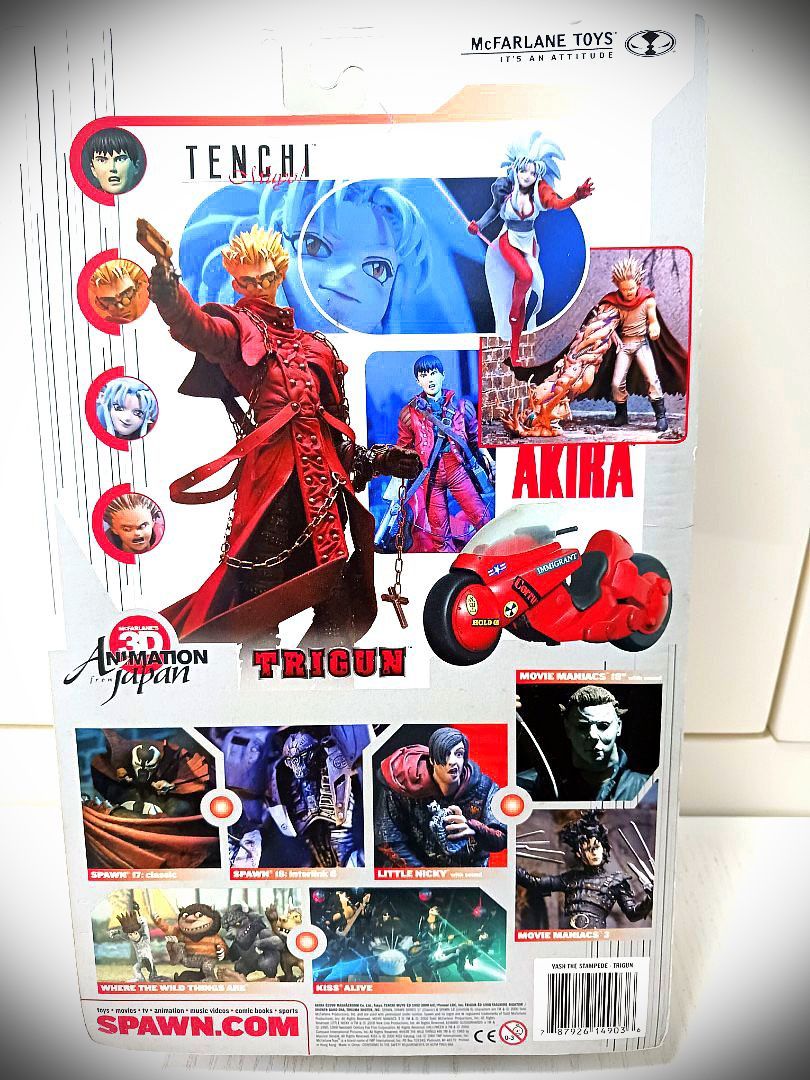 全新品正版絕版未開封Mcfarlane Trigun Vash The Stampede 槍神麥法蘭