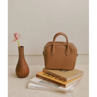 常花🇯🇵 TOPKAPI EFOLE ✿ 焦糖色2way方形波士頓包 ＃日牌正品