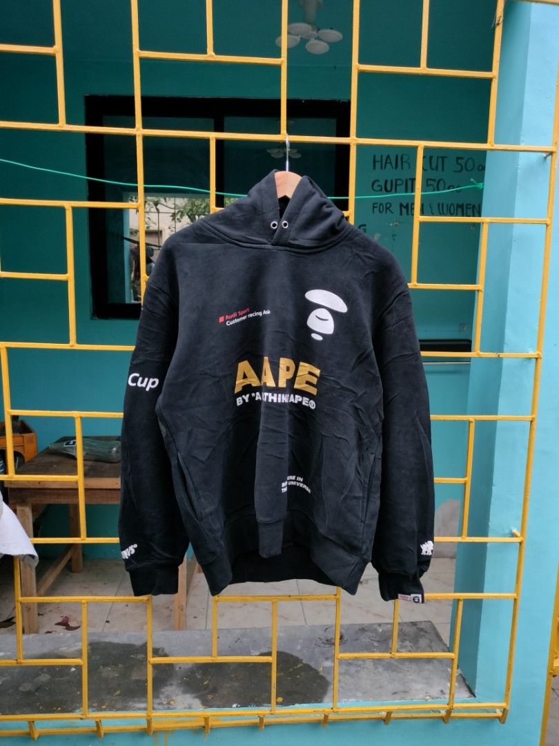 Aape x audi hoodie