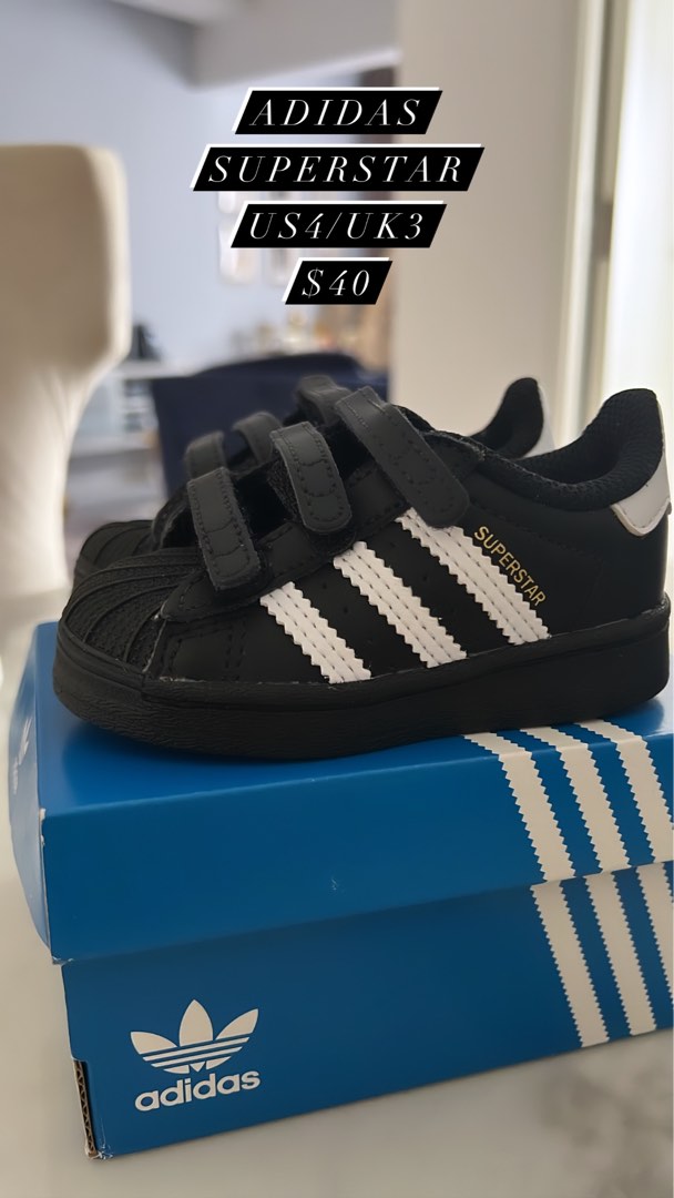Adidas Superstar (Kids), Babies & Kids, Babies & Kids Fashion on Carousell
