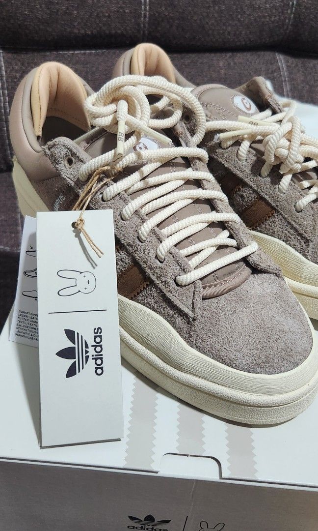 adidas gazelle silver green womens Adidas Campus X Bad Bunny" Chalky Brown" Men's Shoes Sand Beige-Brown