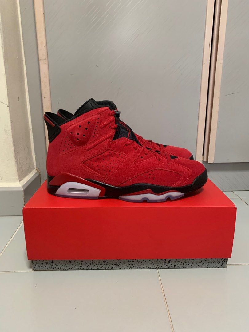 Air Jordan 6 Retro Toro Bravo Red, Men display picture 2
