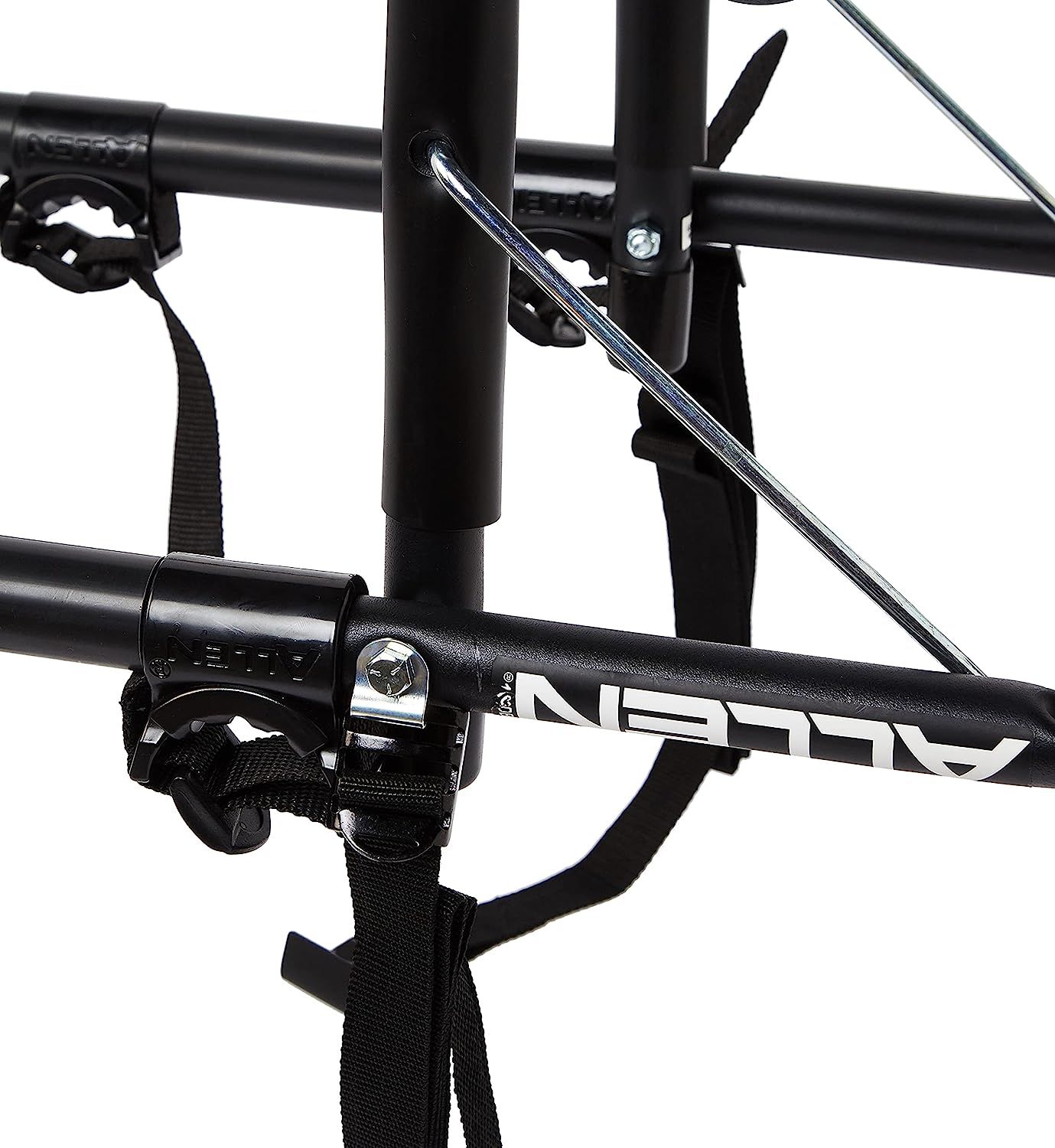 Allen Sports Deluxe 3 Bike Trunk Mount Rack Model 103DB Black Silver 3 Bike