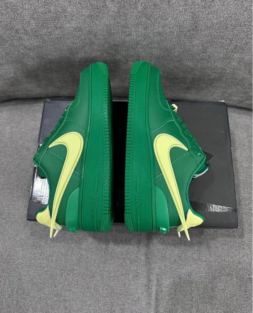 Air force 1 canvas green top
