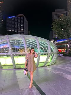 Army Linen Dress