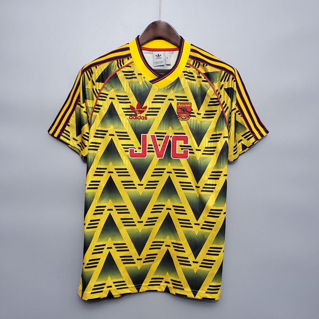 Authentic arsenal 91-93 away jersey, Men's Fashion, Activewear on Carousell