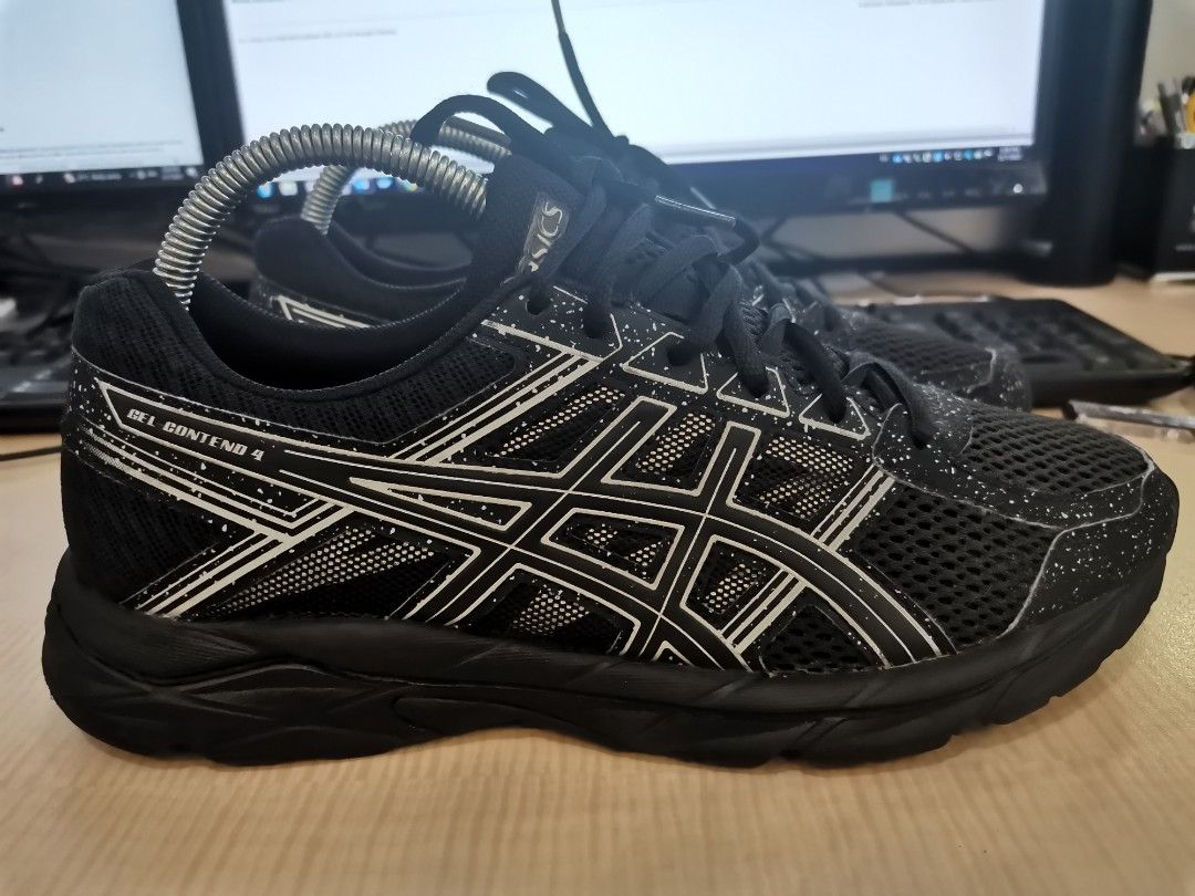 Asics gel sales contend 4 black