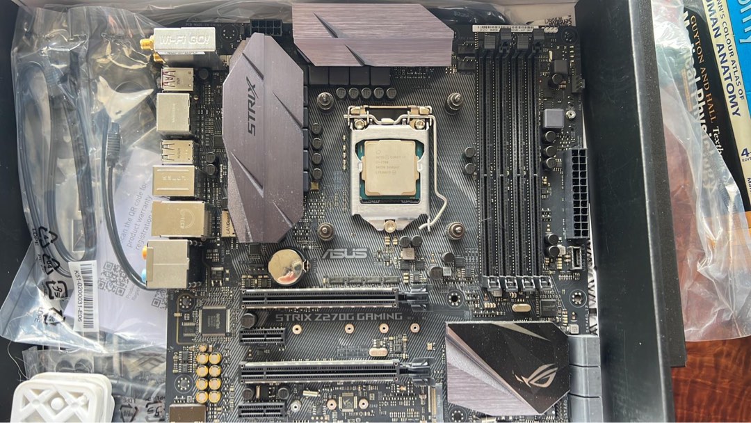 ASUS 270 Gaming Motherboard and Intel i7 7700 CPU