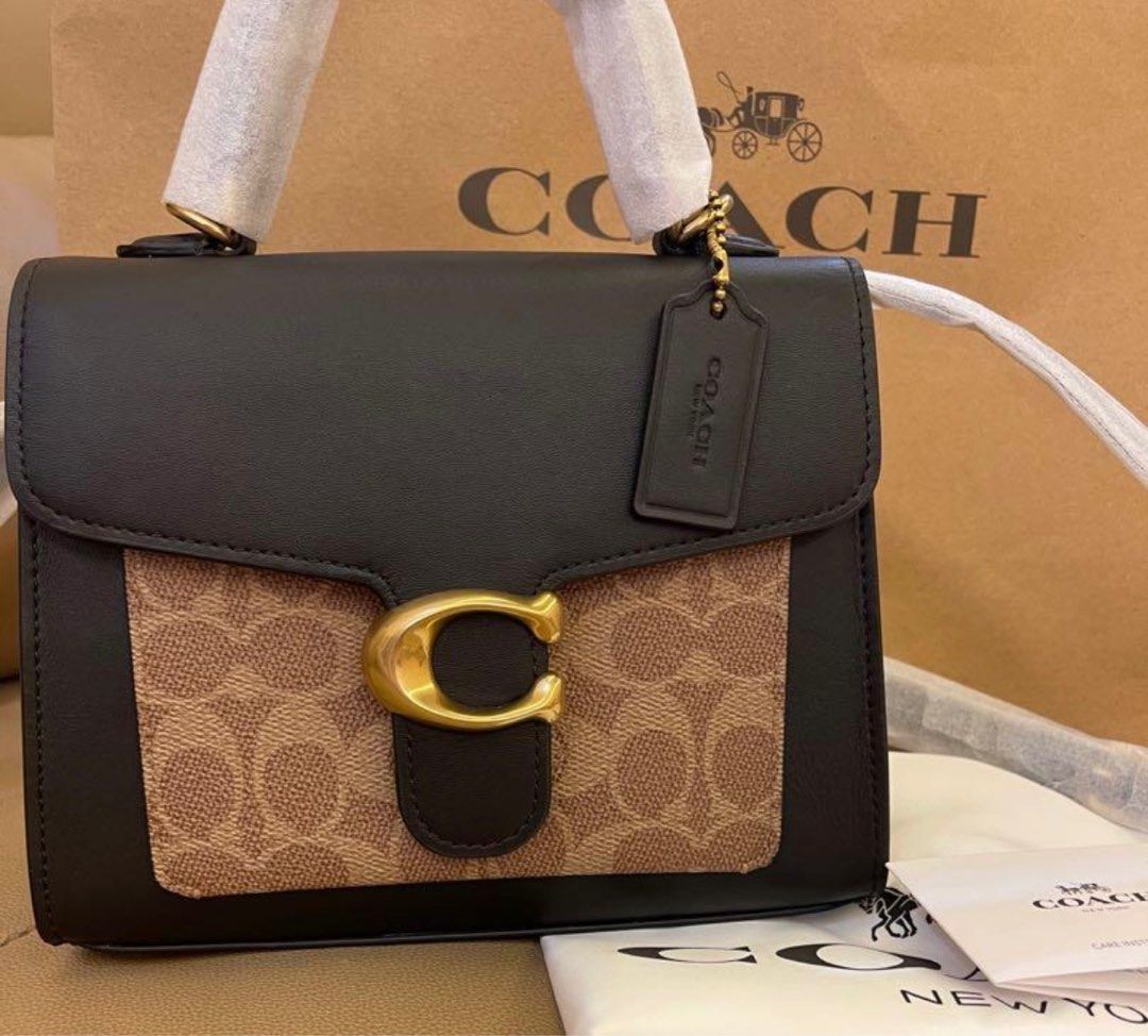 Authentic Coach Tabby Top Handle 20, Luxury, Bags & Wallets on Carousell
