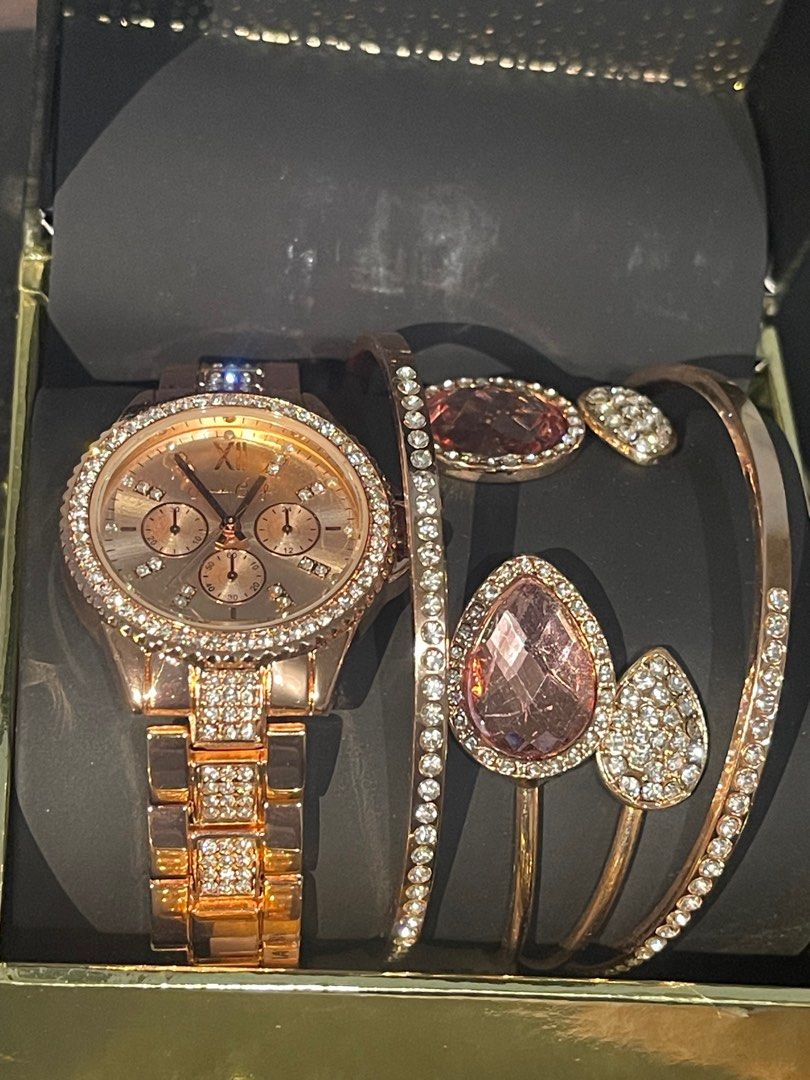 Jessica carlyle watch top and bangle set price