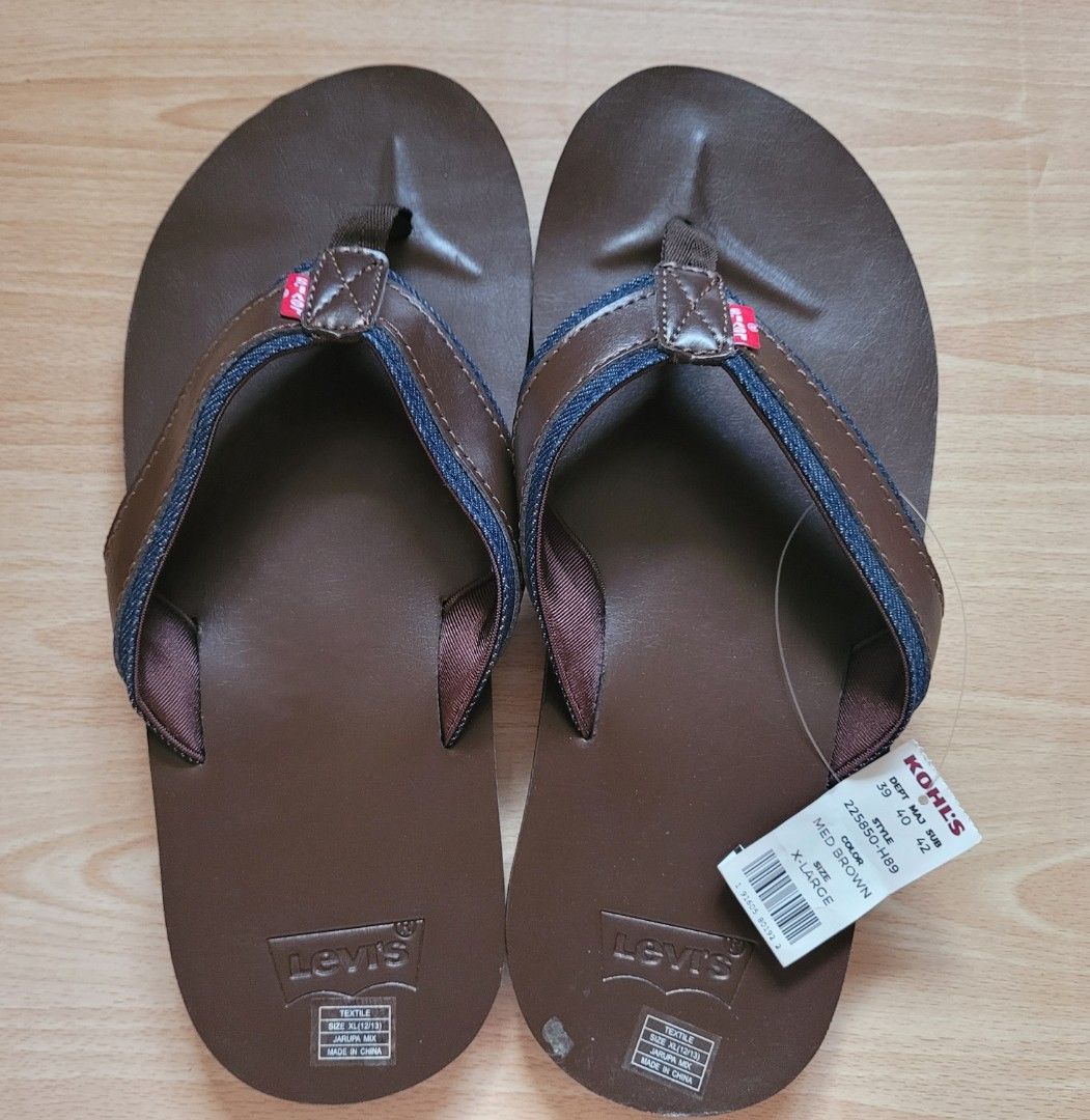Authentic Levi s Jurupa Men s Sandals Slippers Size XL 12 13
