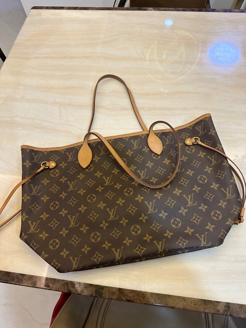 Authentic lv Neverfull mm Bag, Women's Fashion, Bags & Wallets, Tote