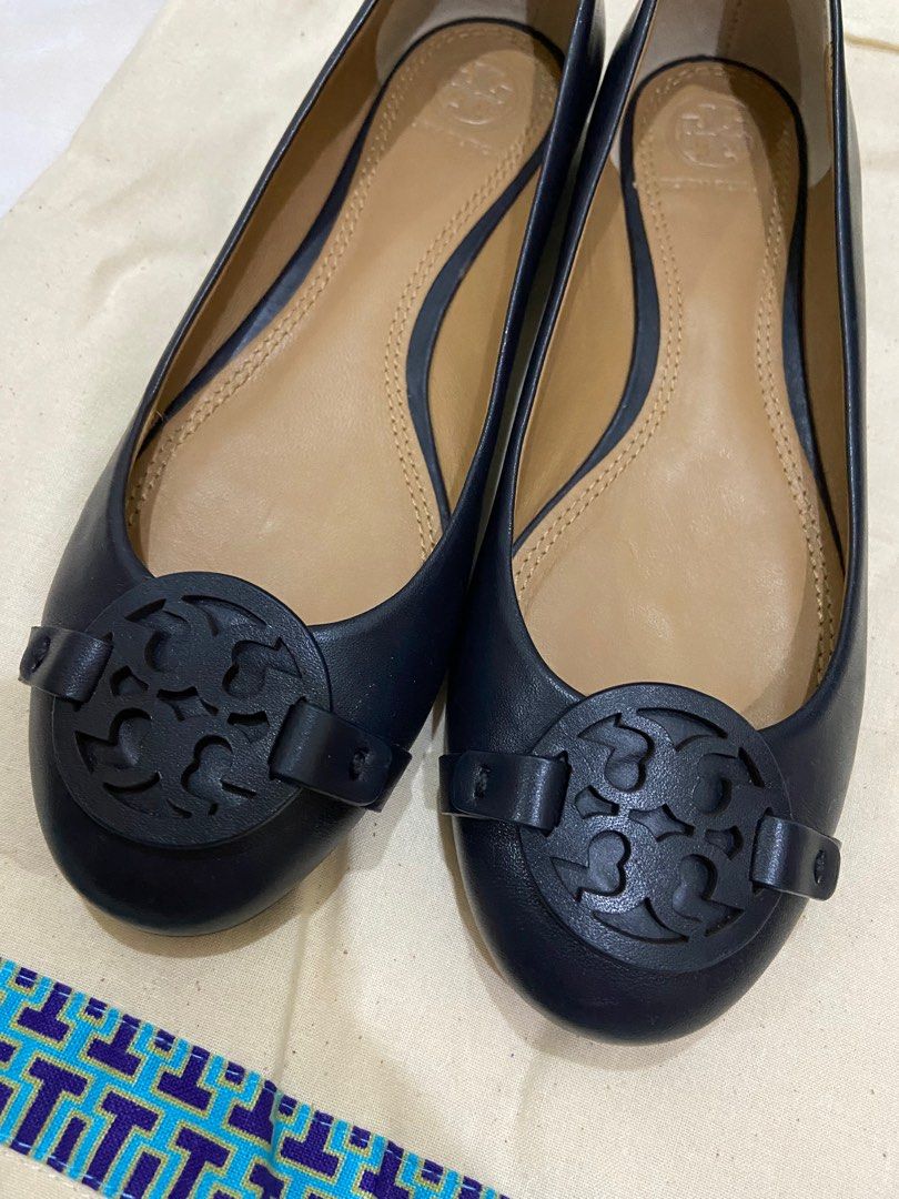 Navy blue tory burch sale flats