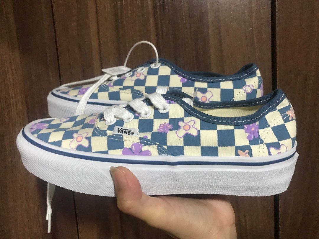 Vans checkerboard flowers discount