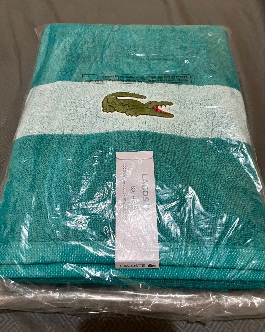 PHP 1,300 lacoste bath towel