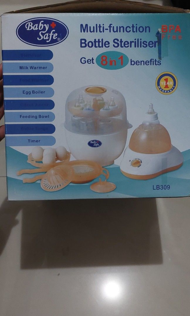 Baby safe sterilizer outlet 8 in 1