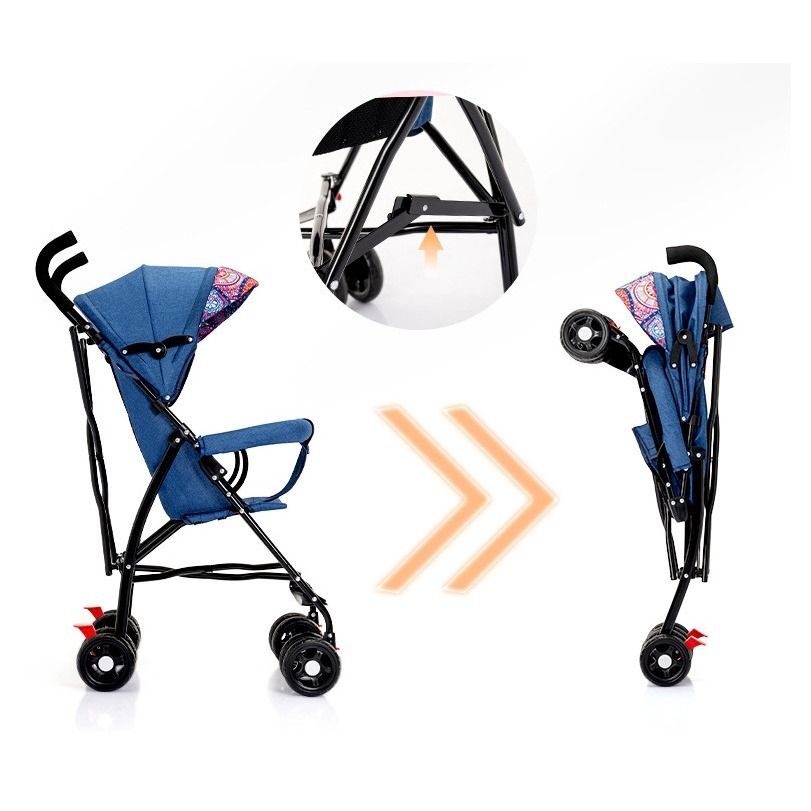 Baby stroller only can sit baby light folding simple super small